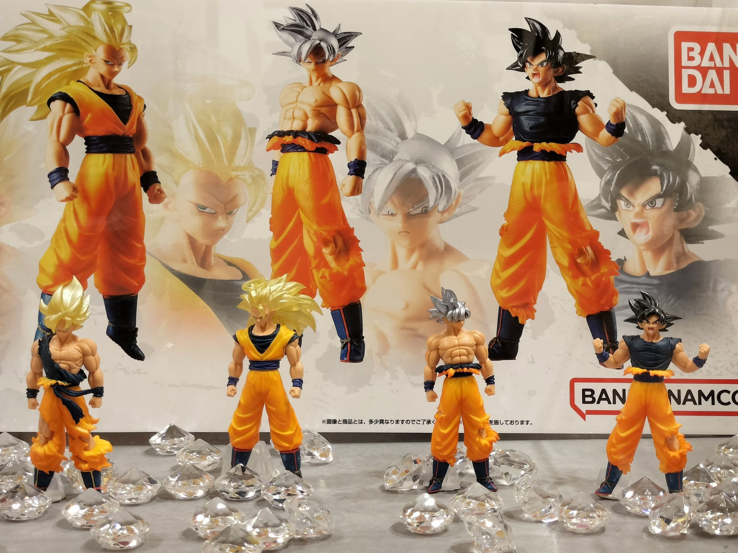 Conjunto completo de Gashapon de Dragon Ball HG GOKU Edition