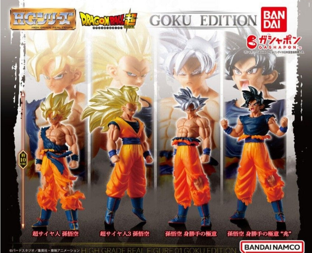 Conjunto completo de Gashapon de Dragon Ball HG GOKU Edition
