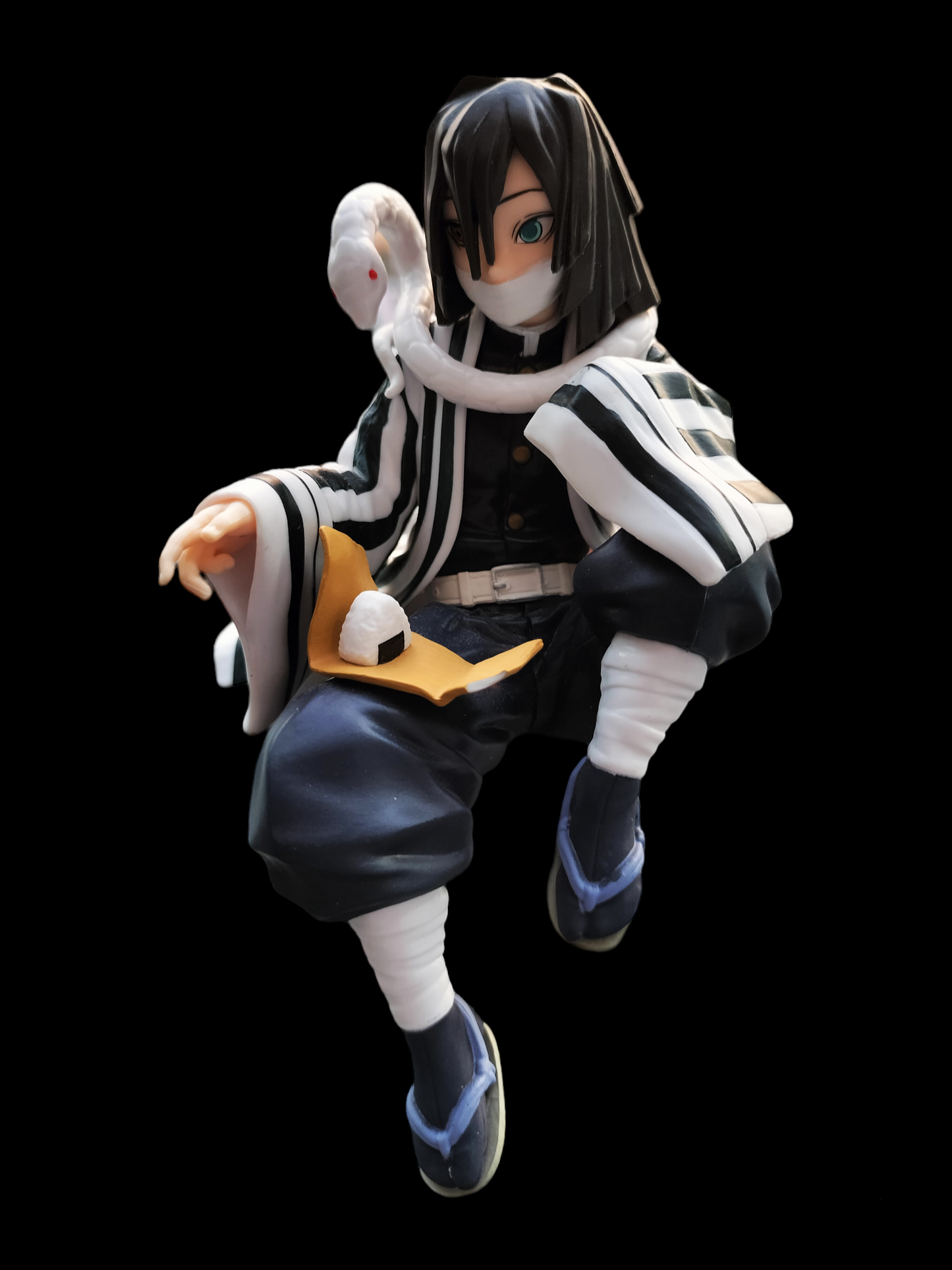 Asesino de demonios. Kimetsu No Yaiba. Serpiente Hashira. Obanai Higuro. Figura Premium Choco Nozei Premium. Ninguna caja. Envíos desde México.