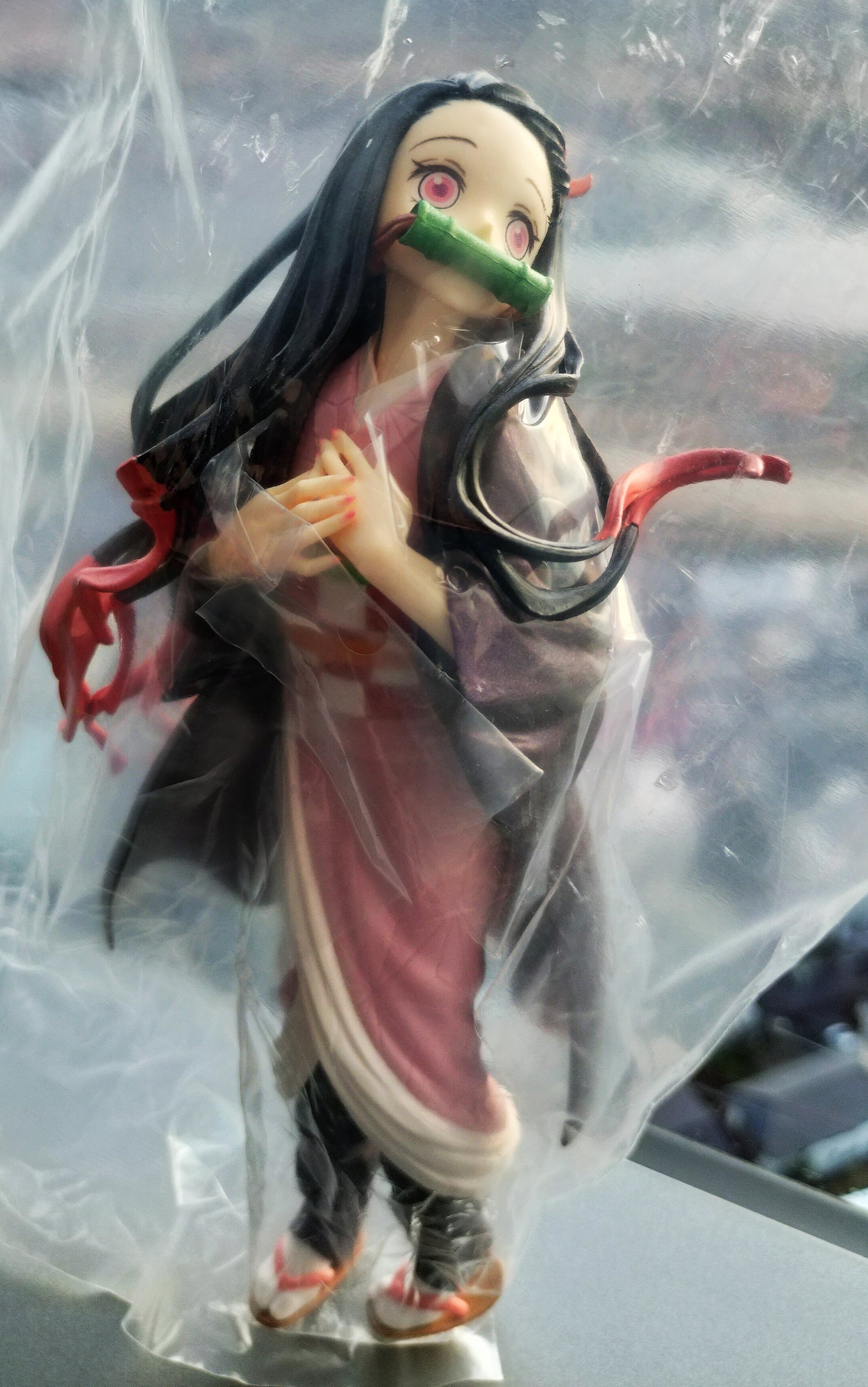 Kamado Nezuko Demon Slayer. Brillo y glamour. Premio Grúa.