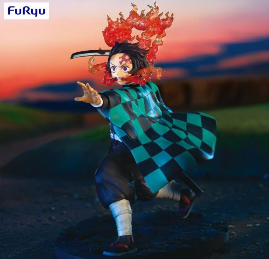 Demon Slayer: Kimetsu no Yaiba Tanjiro Kamado Exceed Creative Figure POR FURYU - MARCA DEMON SLAYER: KIMETSU NO YAIBA. Usado. Artículo de 2da mano. Manchas menores.