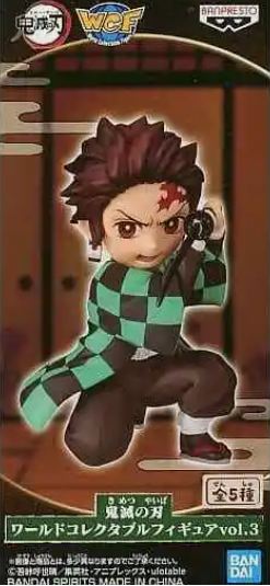 Asesino de demonios. Kimetsu No Yaiba. Tanjiro Kamado. Coleccionable mundial Vol.3. Envíos desde México.