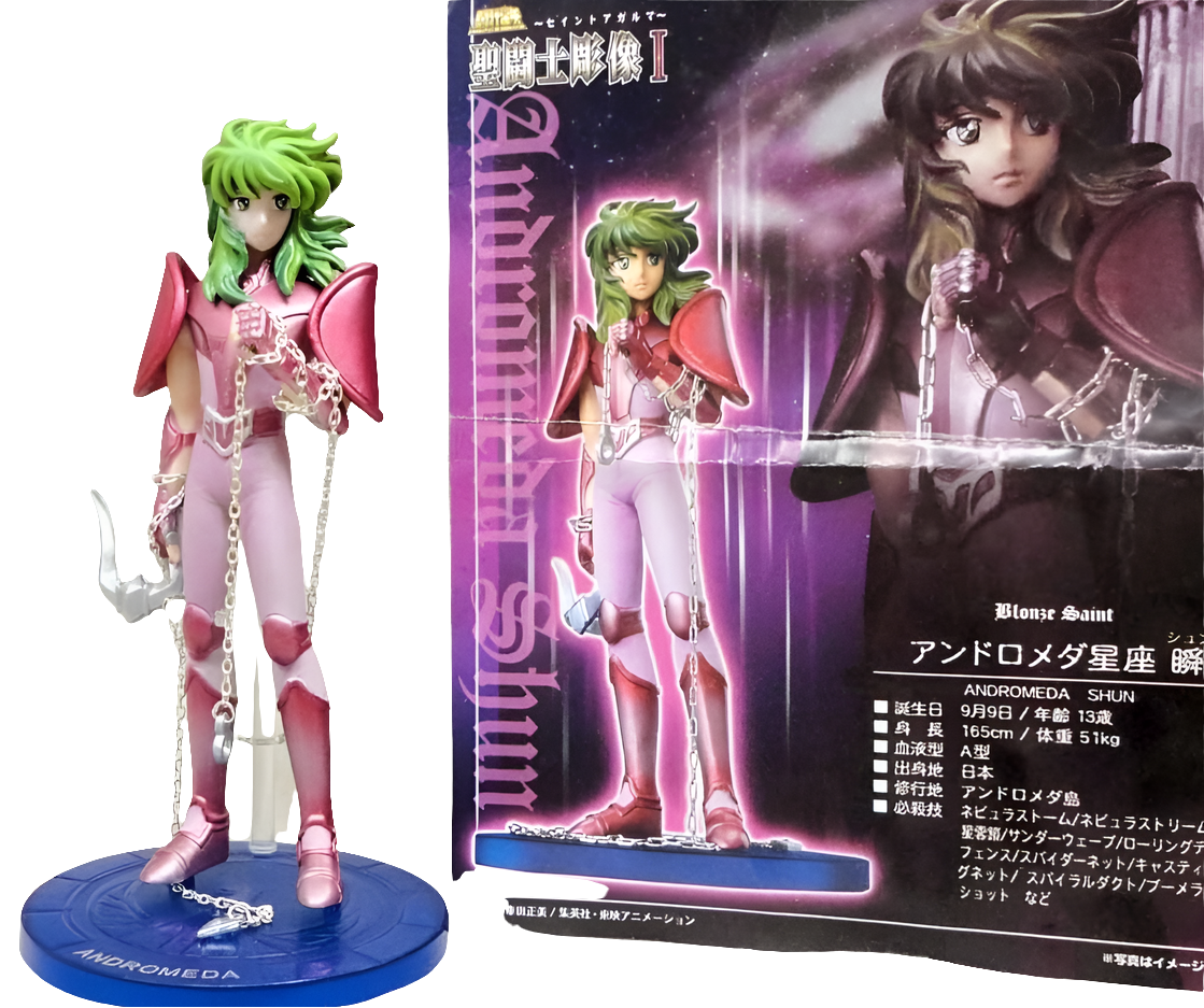 Saint Seiya Estatua De La Santa Cruz Andrómeda Shun Agarma