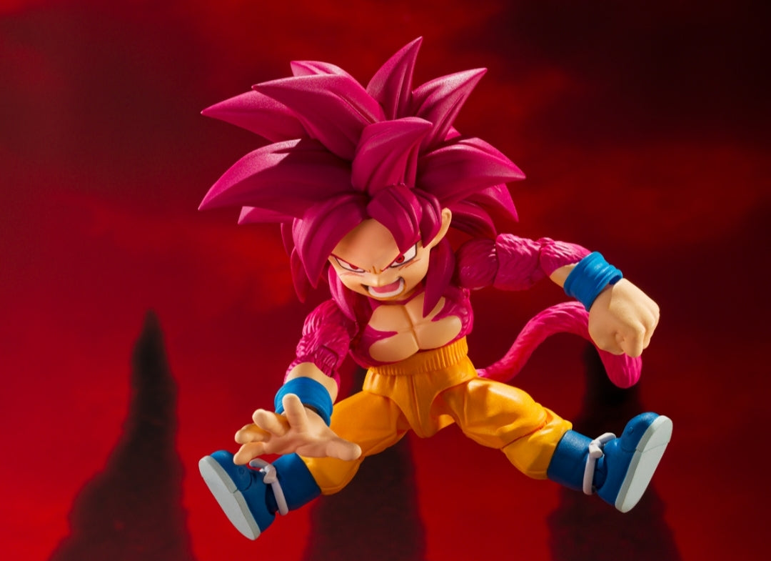 S.H.Figuarts
SUPER SAIYAN 4 SON GOKU (MINI) -DAIMA- Pre Order. Release December 2025.