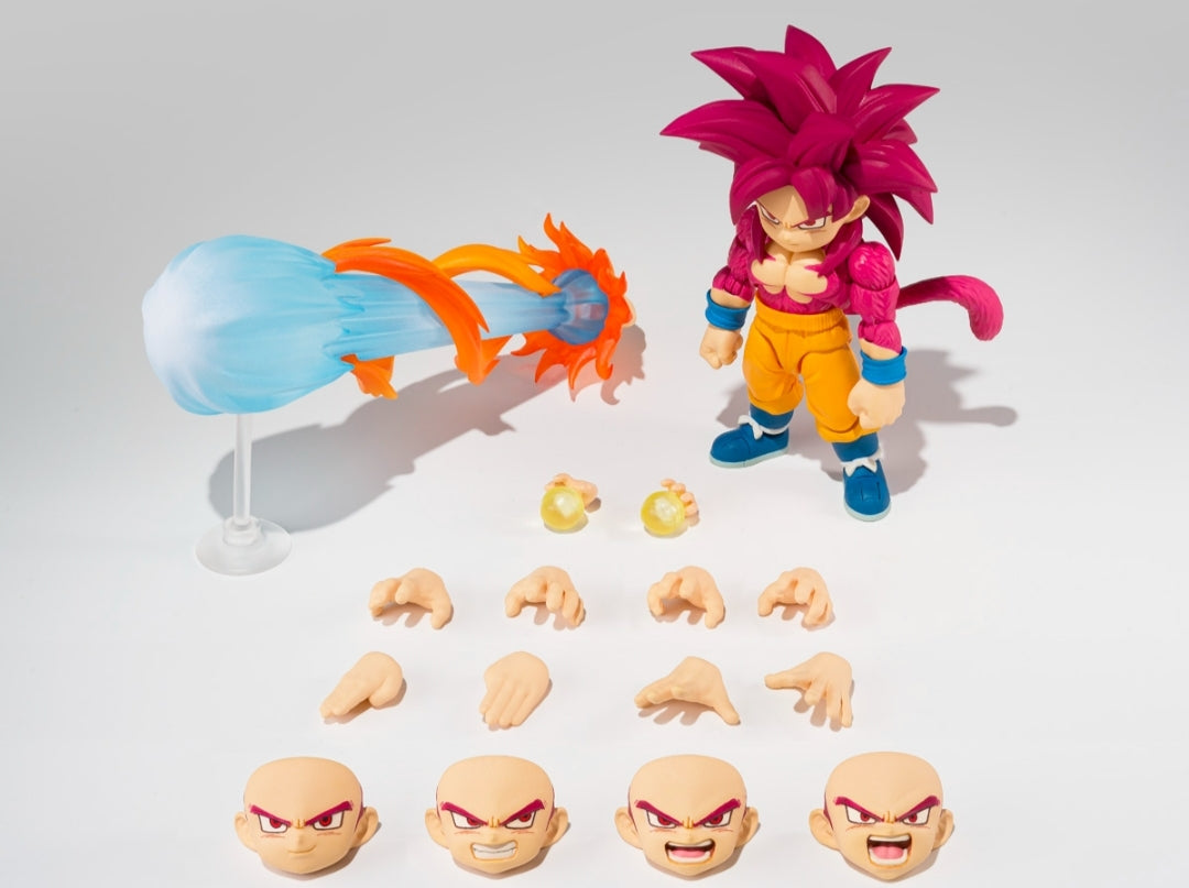S.H.Figuarts
SUPER SAIYAN 4 SON GOKU (MINI) -DAIMA- Pre Order. Release December 2025.
