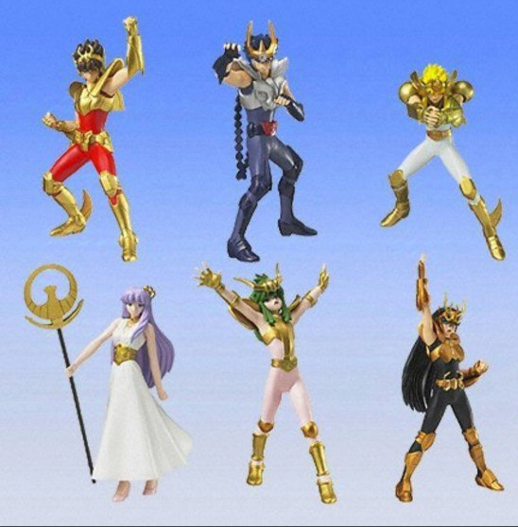 Bandai Gashapon HGIF Saint Seiya - Poseidon the Sea Emperor - 5 items.