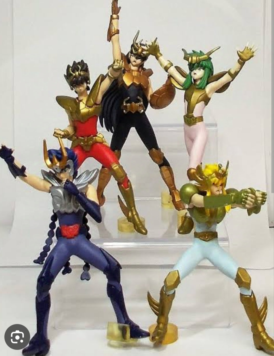 Bandai Gashapon HGIF Saint Seiya - Poseidon the Sea Emperor - 5 items.